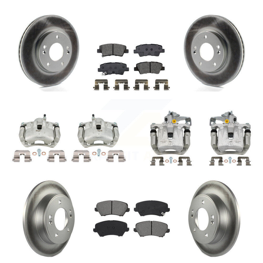 Transit Auto KCG-100964S Disc Brake Kit for 2016-2018 Hyundai Elantra GT, Kia Forte, Kia Forte5 & more - Front and Rear product image