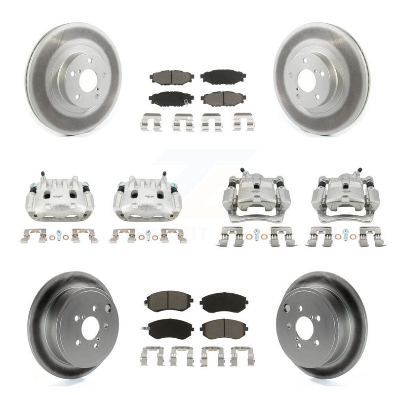 Transit Auto KCG-100965C Disc Brake Kit for 2008-2013 Subaru WRX, Subaru Impreza, Subaru Forester - Front and Rear product image