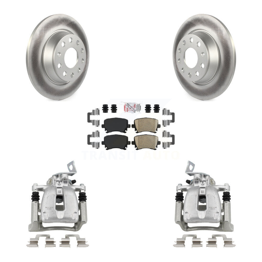 Transit Auto KCG-100968N Disc Brake Kit for 2009-2012 Volkswagen CC, Volkswagen Passat - Rear product image