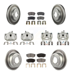 Transit Auto KCG-100968P Disc Brake Kit for 2010-2012 Kia Sportage, Hyundai Tucson - Front and Rear product image