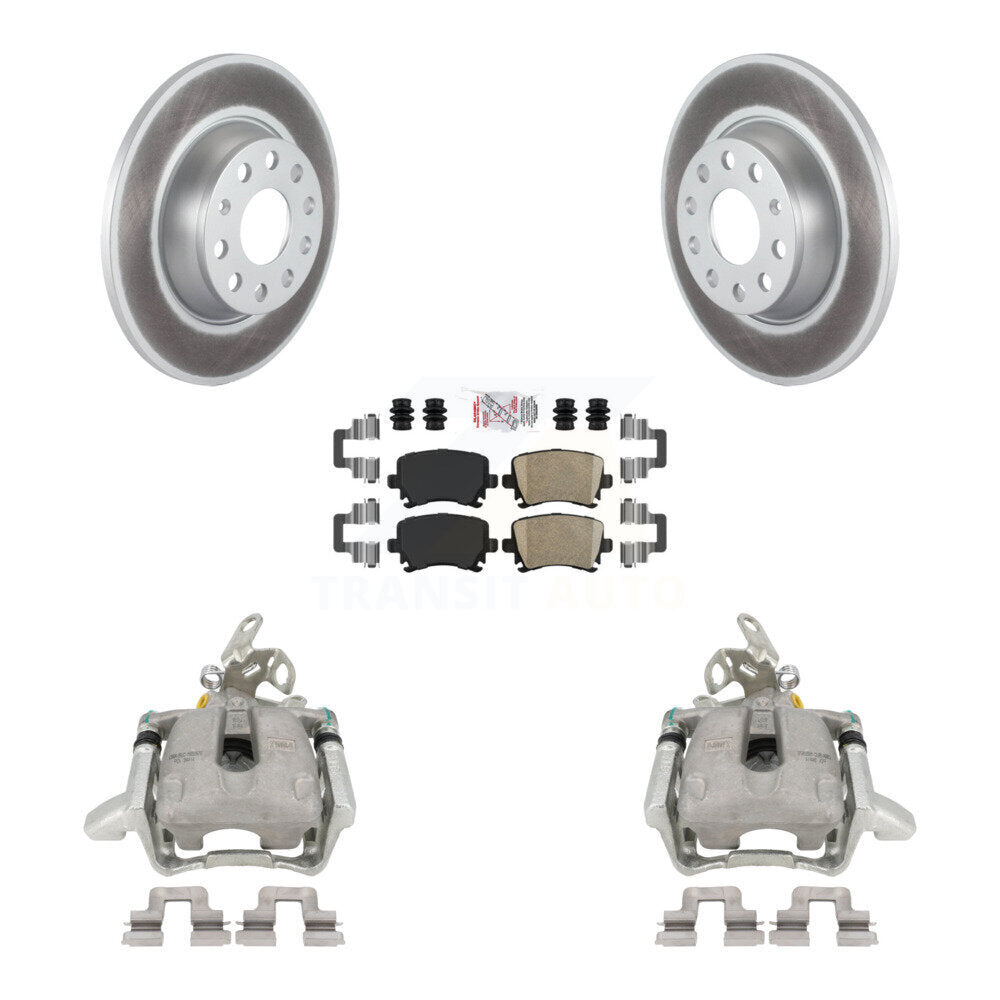 Transit Auto KCG-100970N Disc Brake Kit for 2005-2009 Volkswagen GTI, Volkswagen Jetta, Audi A3 Quattro - Rear product image