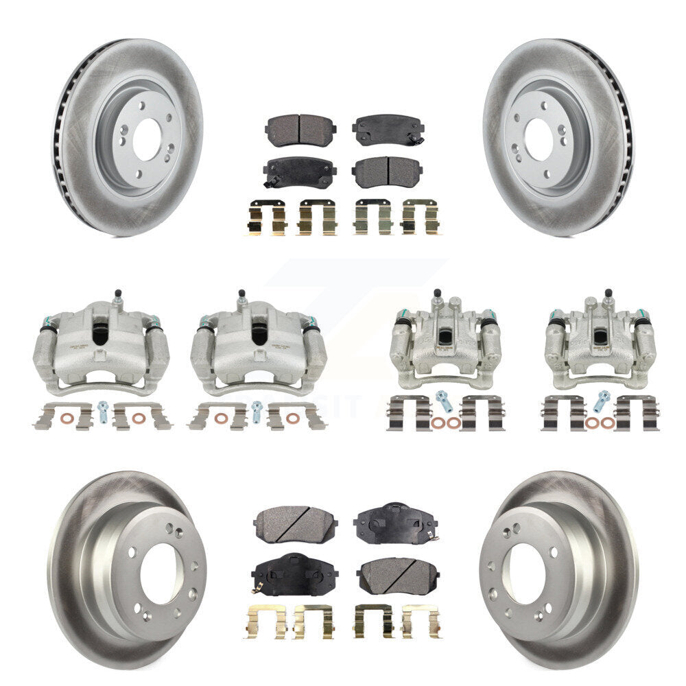 Transit Auto KCG-100970P Disc Brake Kit for 2015 Hyundai Tucson - Front and Rear product image