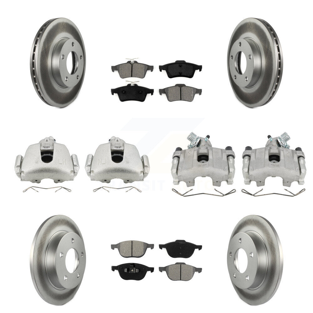 Transit Auto KCG-100970S Disc Brake Kit for 2006-2013 Mazda 3 Sport, Mazda 3 - Front and Rear product image