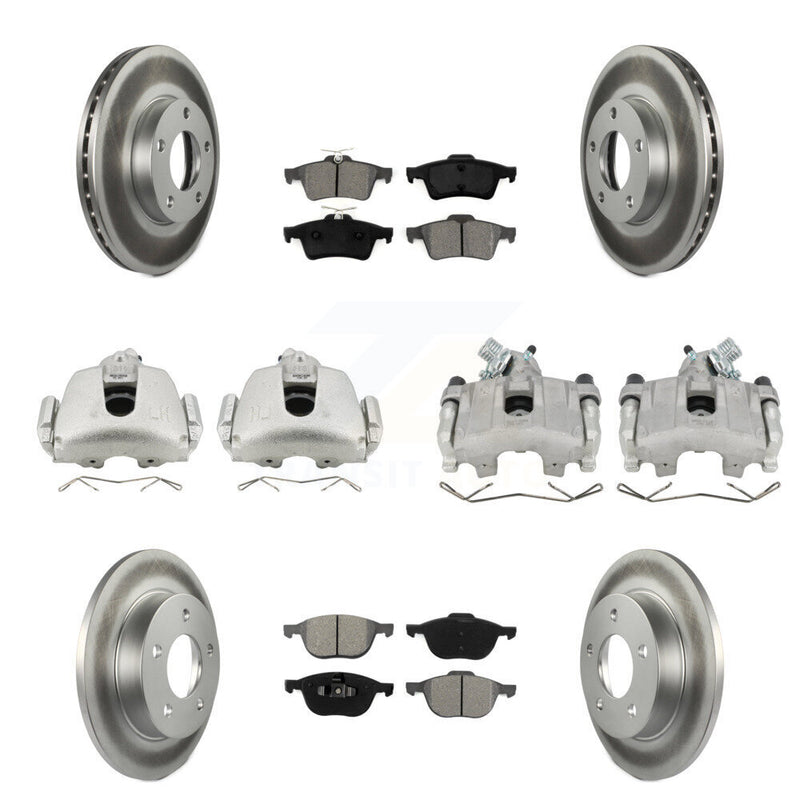 Transit Auto KCG-100970S Disc Brake Kit for 2006-2013 Mazda 3 Sport, Mazda 3 - Front and Rear product image
