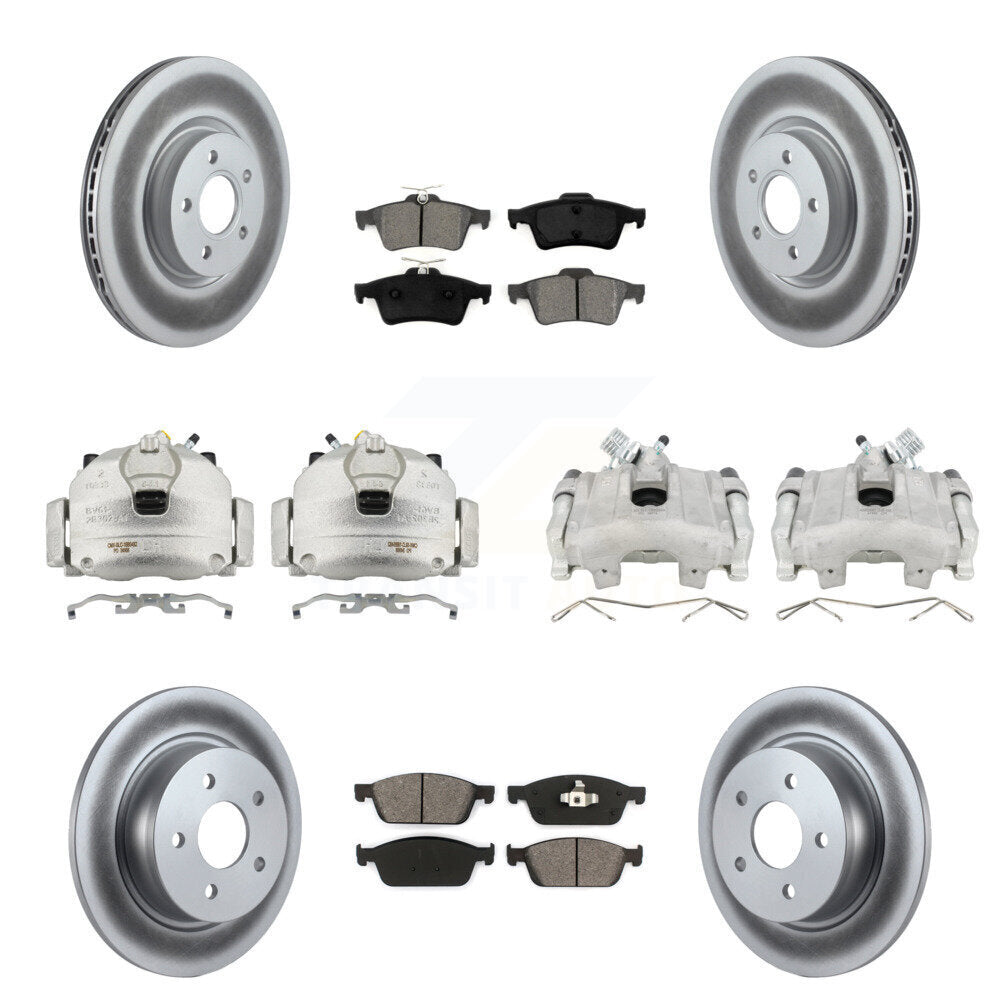Transit Auto KCG-100971S Disc Brake Kit for 2013-2016 Ford Escape - Front and Rear product image