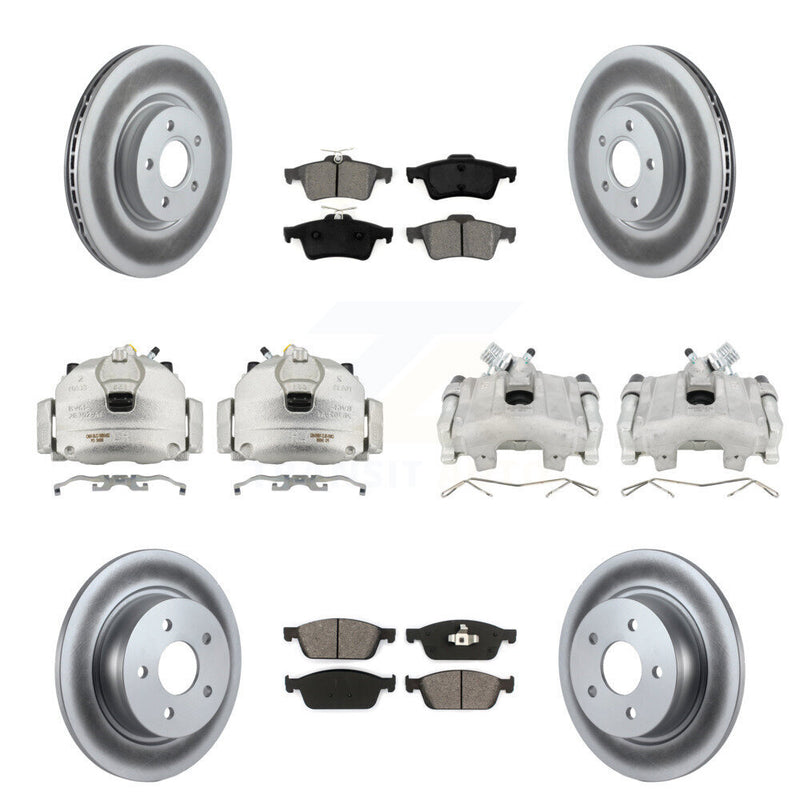 Transit Auto KCG-100971S Disc Brake Kit for 2013-2016 Ford Escape - Front and Rear product image