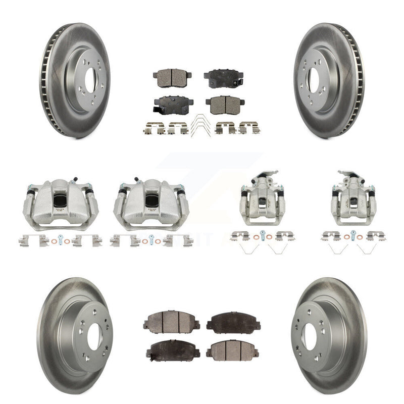 Transit Auto KCG-100971T Disc Brake Kit for 2013-2016 Honda Accord - Front and Rear product image