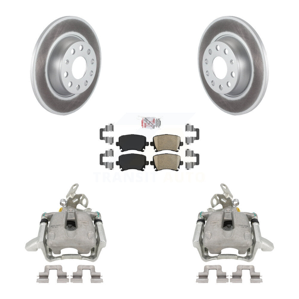 Transit Auto KCG-100972N Disc Brake Kit for 2005-2009 Volkswagen GTI, Volkswagen Jetta, Audi A3 Quattro - Rear product image