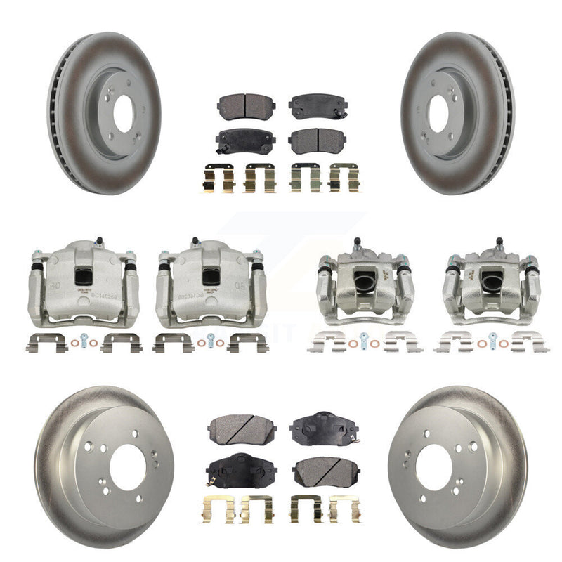 Transit Auto KCG-100973P Disc Brake Kit for 2016 Kia Sportage - Front and Rear product image