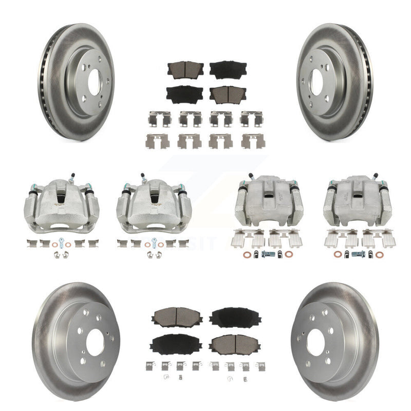 Transit Auto KCG-100974C Disc Brake Kit for 2013-2015 Toyota RAV4 - Front and Rear product image