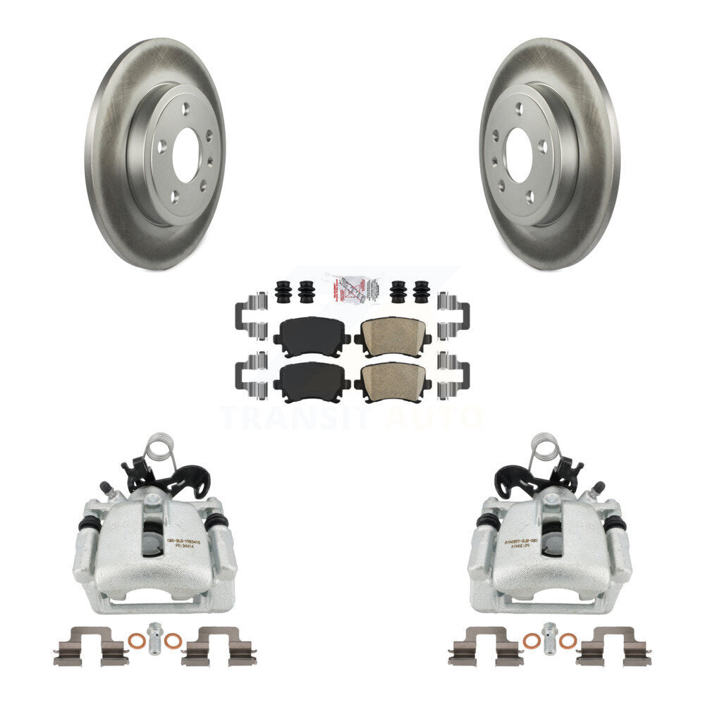Transit Auto KCG-100974N Disc Brake Kit for 2005-2009 Audi A4, Audi A4 Quattro - Rear product image