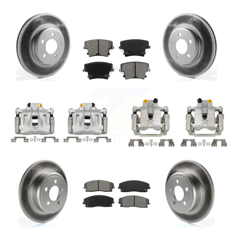 Transit Auto KCG-100974S Disc Brake Kit for 2005-2011 Chrysler 300, Dodge Challenger, Dodge Charger & more - Front and Rear product image