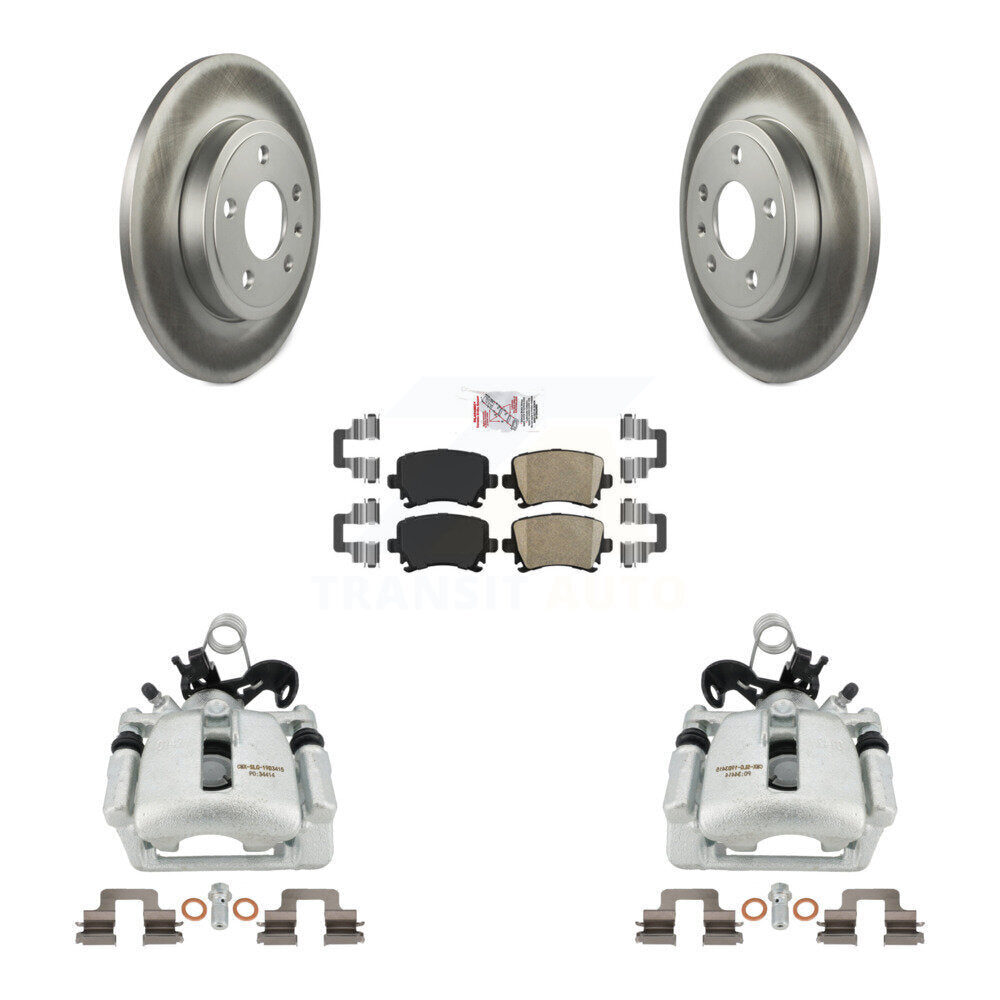 Transit Auto KCG-100975N Disc Brake Kit for 2005-2009 Audi A4, Audi A4 Quattro - Rear product image