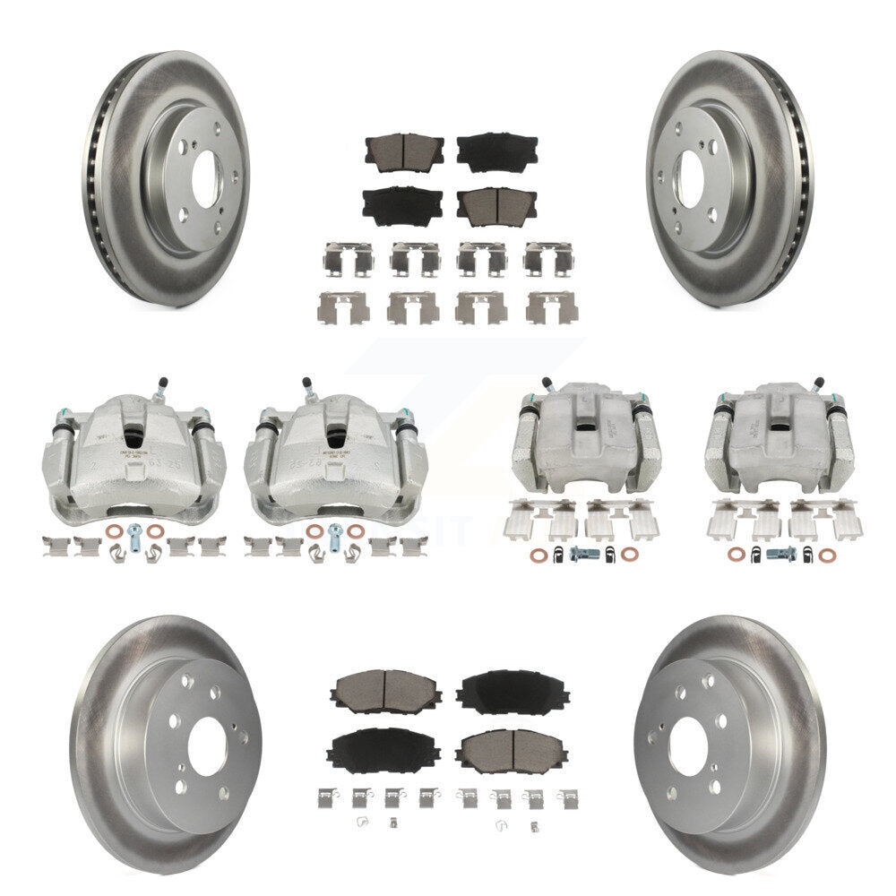 Transit Auto KCG-100977C Disc Brake Kit for 2014-2015 Toyota RAV4 - Front and Rear product image