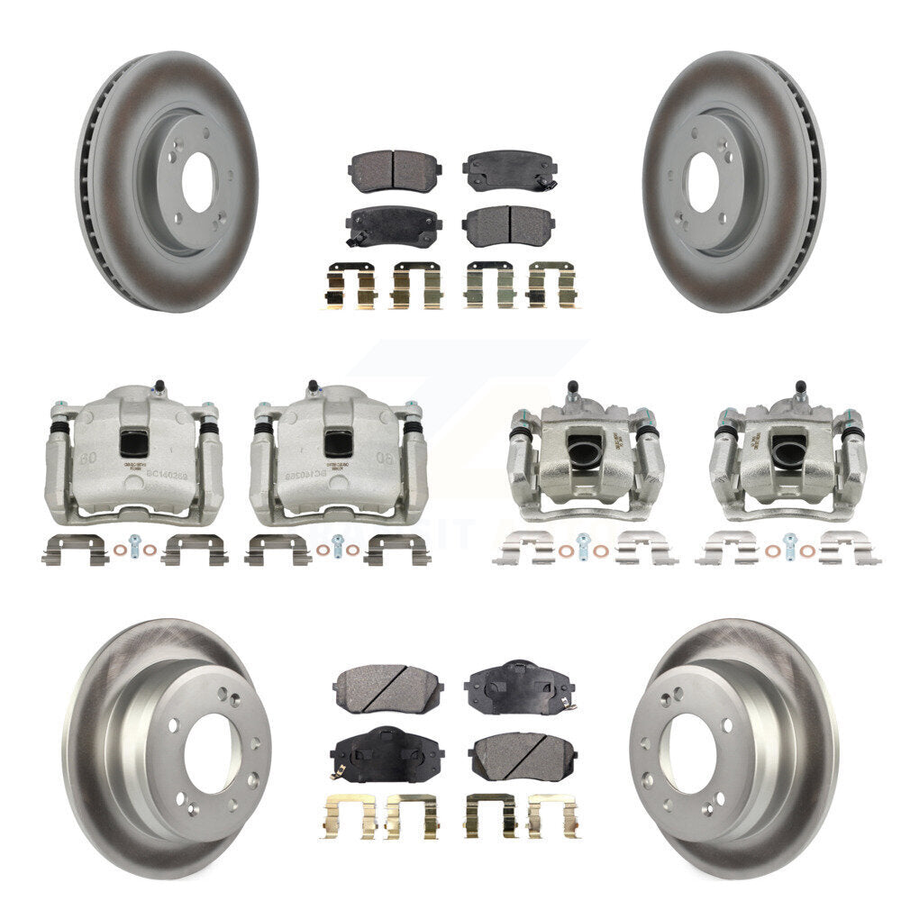 Transit Auto KCG-100977P Disc Brake Kit for 2016 Kia Sportage - Front and Rear product image