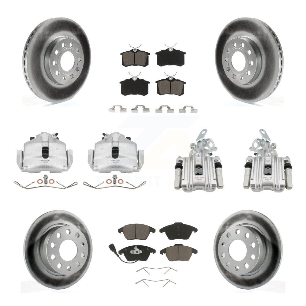 Transit Auto KCG-100978C Disc Brake Kit for 2014-2018 Volkswagen Jetta, Volkswagen Beetle - Front and Rear product image