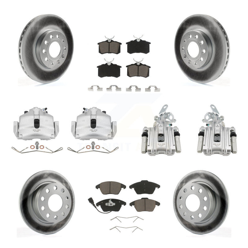 Transit Auto KCG-100978C Disc Brake Kit for 2014-2018 Volkswagen Jetta, Volkswagen Beetle - Front and Rear product image