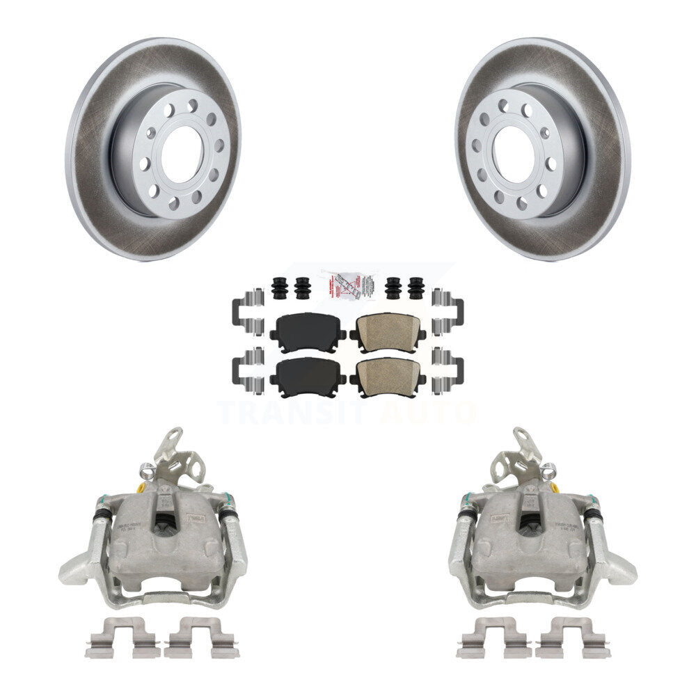 Transit Auto KCG-100978N Disc Brake Kit for 2005-2009 Volkswagen Jetta, Volkswagen Rabbit - Rear product image