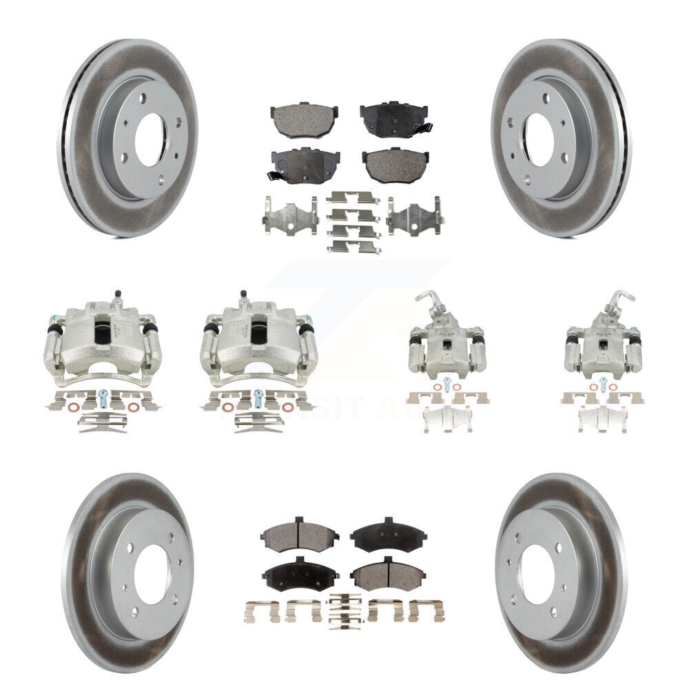 Transit Auto KCG-100979P Disc Brake Kit for 2002-2004 Hyundai Elantra - Front and Rear product image
