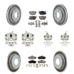 Transit Auto KCG-100979P Disc Brake Kit for 2002-2004 Hyundai Elantra - Front and Rear product image
