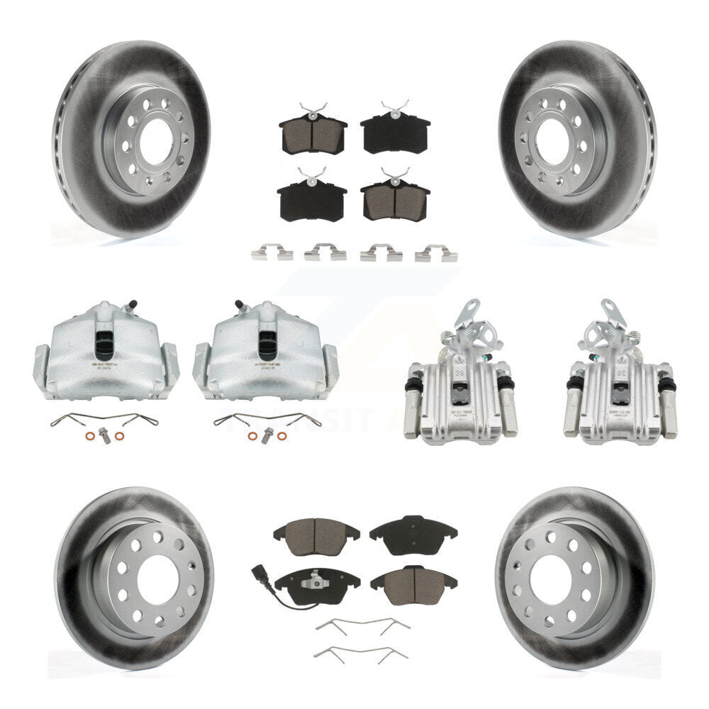 Transit Auto KCG-100980C Disc Brake Kit for 2014-2015 Volkswagen Beetle - Front and Rear product image