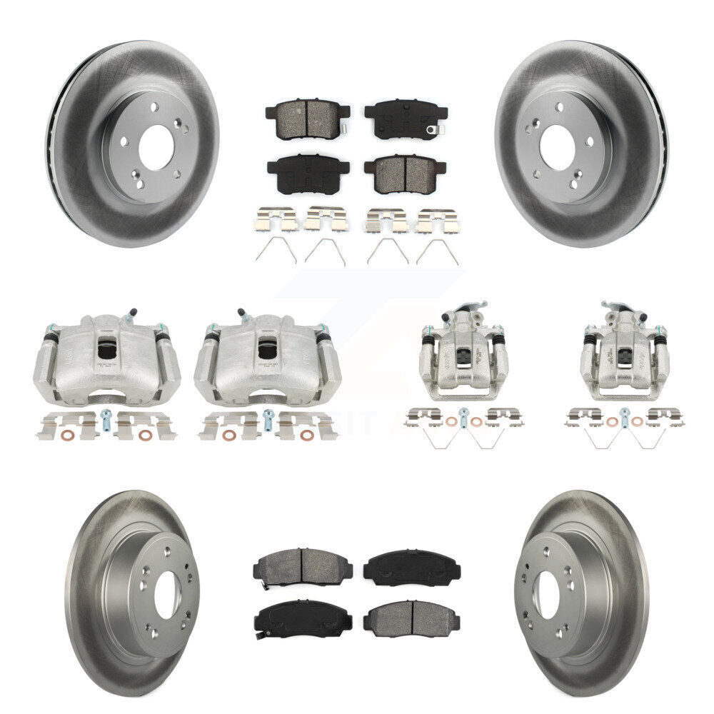 Transit Auto KCG-100981S Disc Brake Kit for 2010-2014 Honda Accord, Acura TSX - Front and Rear product image