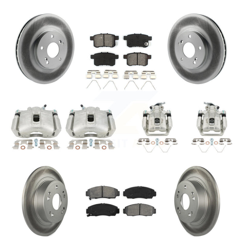 Transit Auto KCG-100981S Disc Brake Kit for 2010-2014 Honda Accord, Acura TSX - Front and Rear product image