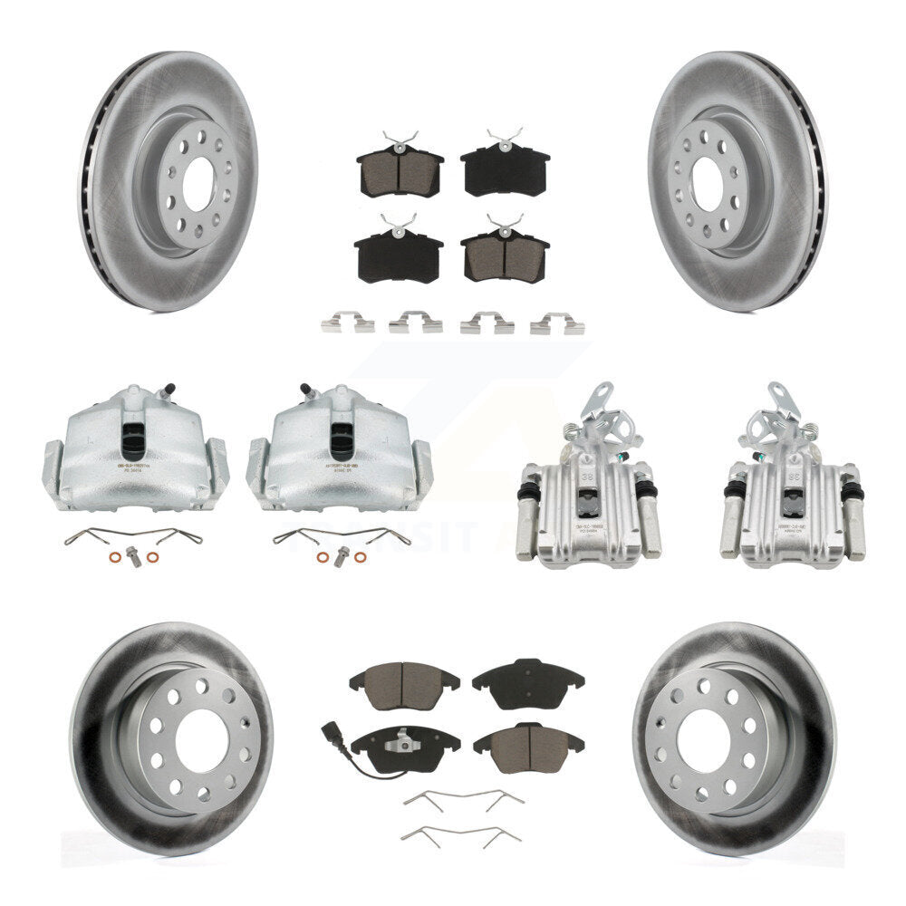 Transit Auto KCG-100982C Disc Brake Kit for 2014 Volkswagen Beetle - Front and Rear product image