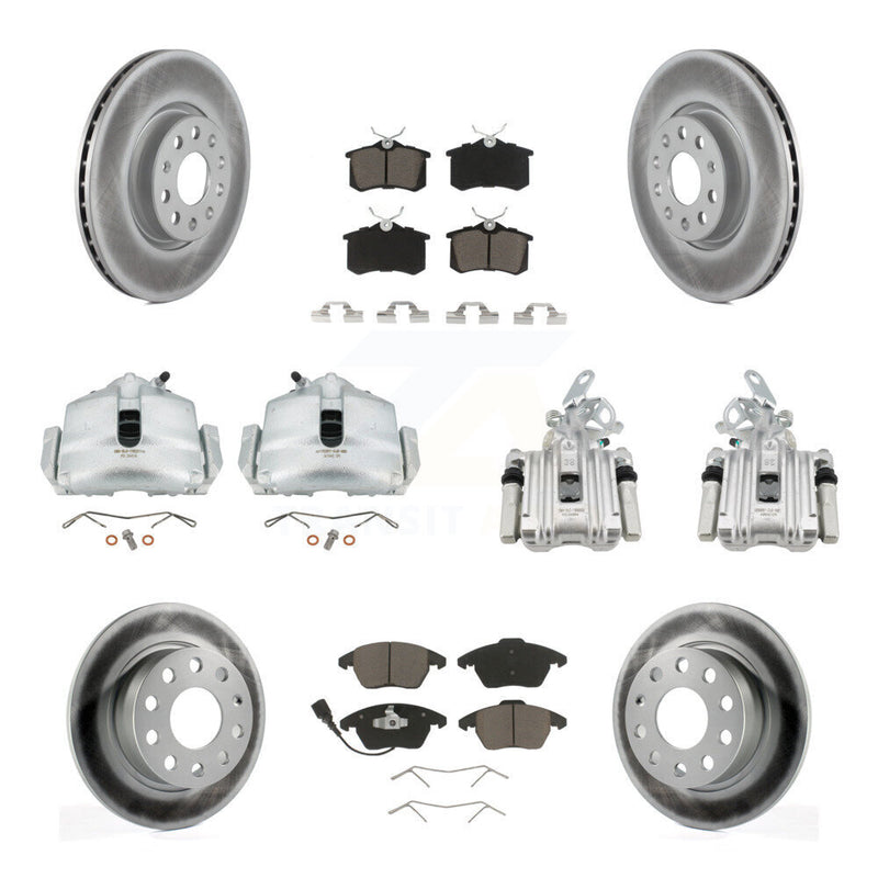 Transit Auto KCG-100982C Disc Brake Kit for 2014 Volkswagen Beetle - Front and Rear product image