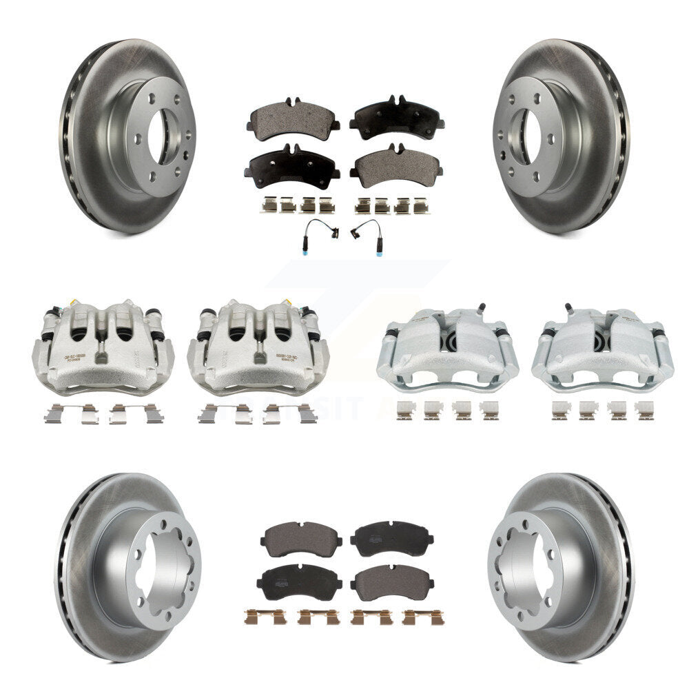 Transit Auto KCG-100982P Disc Brake Kit for 2007-2018 Freightliner Sprinter 3500, Mercedes-Benz Sprinter 3500XD, Mercedes-Benz Sprinter 3500 & more - Front and Rear product image