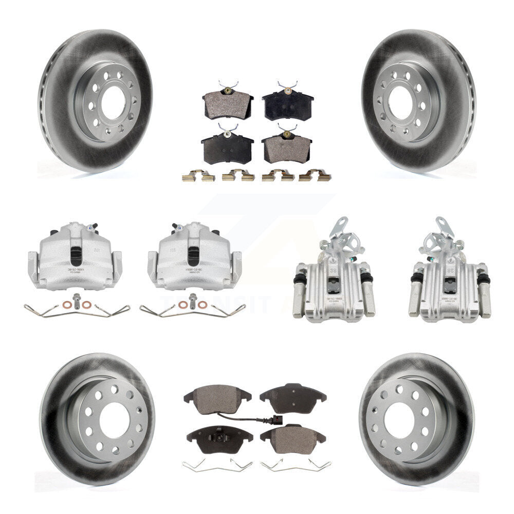 Transit Auto KCG-100983T Disc Brake Kit for 2014-2018 Volkswagen Jetta, Volkswagen Beetle - Front and Rear product image