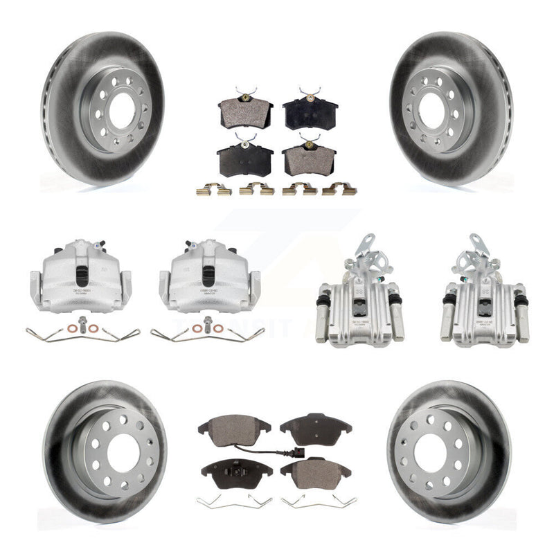 Transit Auto KCG-100983T Disc Brake Kit for 2014-2018 Volkswagen Jetta, Volkswagen Beetle - Front and Rear product image