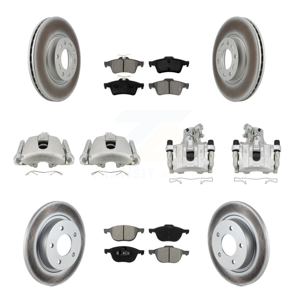 Transit Auto KCG-100985S Disc Brake Kit for 2008-2013 Mazda 3 Sport, Mazda 3 - Front and Rear product image