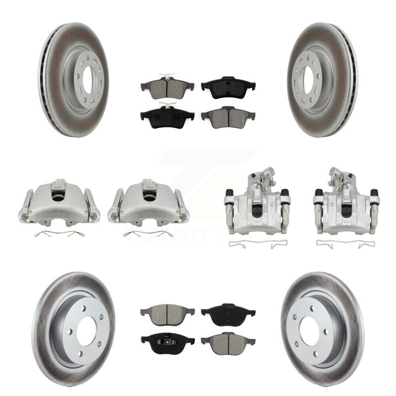 Transit Auto KCG-100985S Disc Brake Kit for 2008-2013 Mazda 3 Sport, Mazda 3 - Front and Rear product image