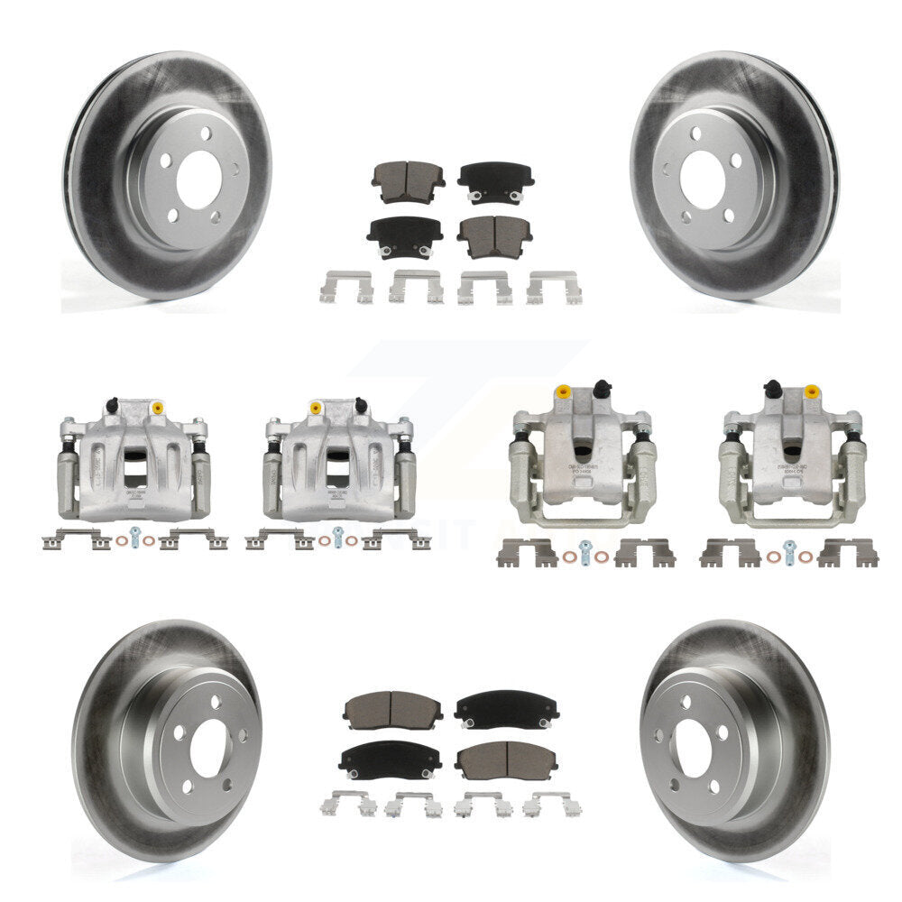 Transit Auto KCG-100986C Disc Brake Kit for 2005-2011 Chrysler 300, Dodge Challenger, Dodge Charger & more - Front and Rear product image