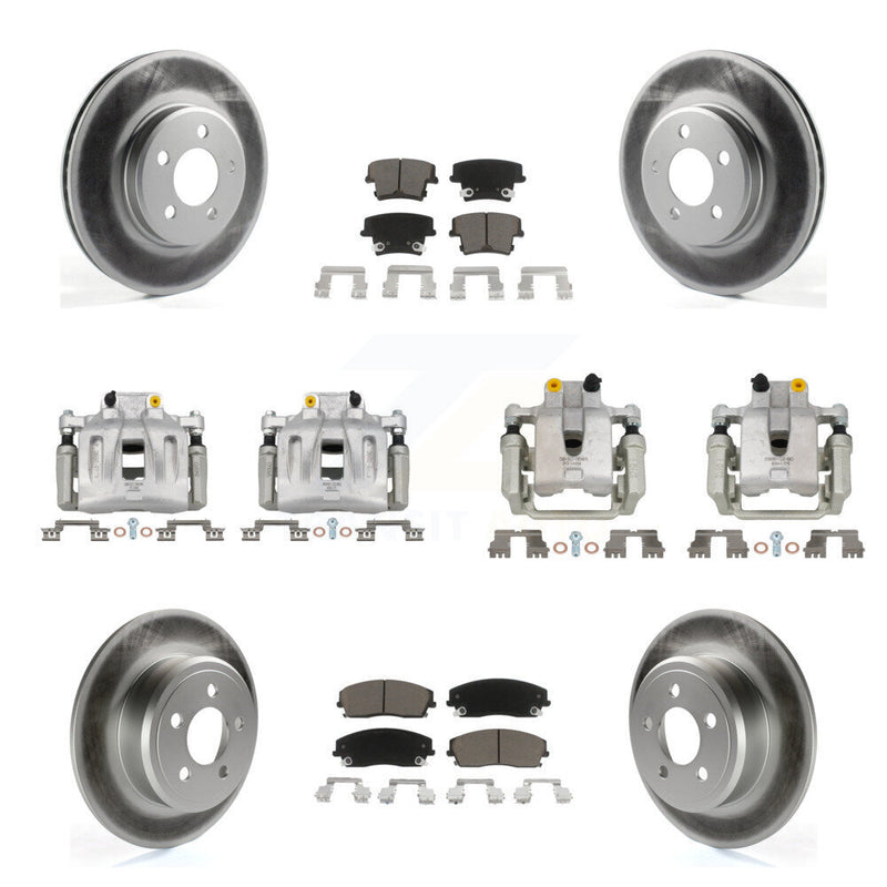 Transit Auto KCG-100986C Disc Brake Kit for 2005-2011 Chrysler 300, Dodge Challenger, Dodge Charger & more - Front and Rear product image