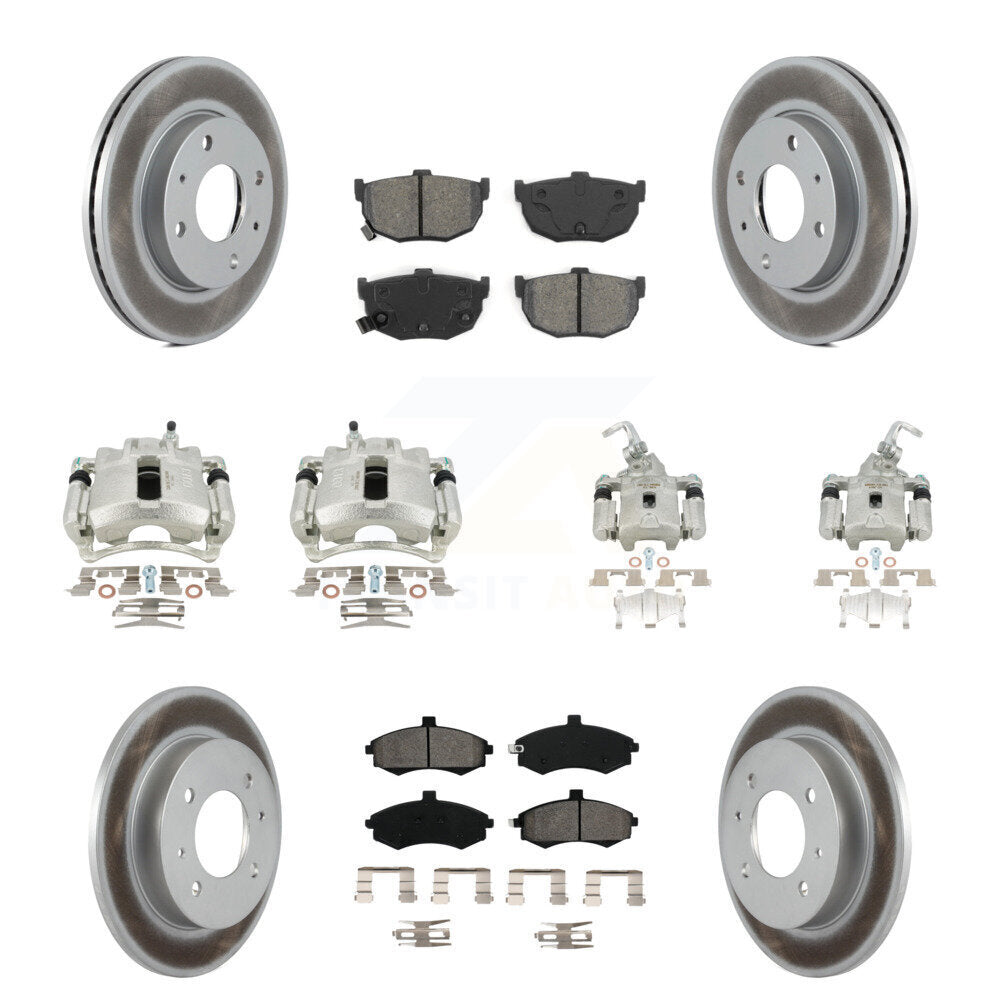 Transit Auto KCG-100986S Disc Brake Kit for 2002-2004 Hyundai Elantra - Front and Rear product image