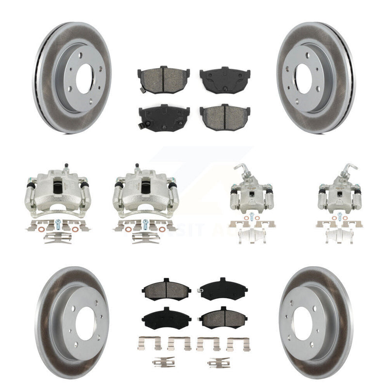 Transit Auto KCG-100986S Disc Brake Kit for 2002-2004 Hyundai Elantra - Front and Rear product image