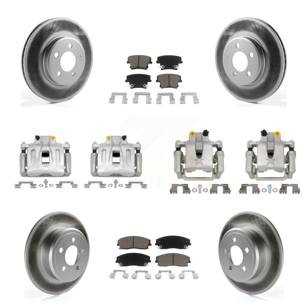 Transit Auto KCG-100987C Disc Brake Kit for 2012-2018 Chrysler 300, Dodge Charger - Front and Rear product image