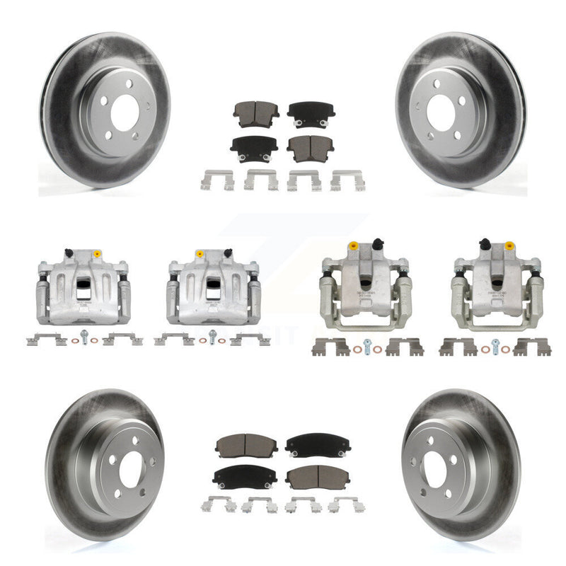 Transit Auto KCG-100987C Disc Brake Kit for 2012-2018 Chrysler 300, Dodge Charger - Front and Rear product image