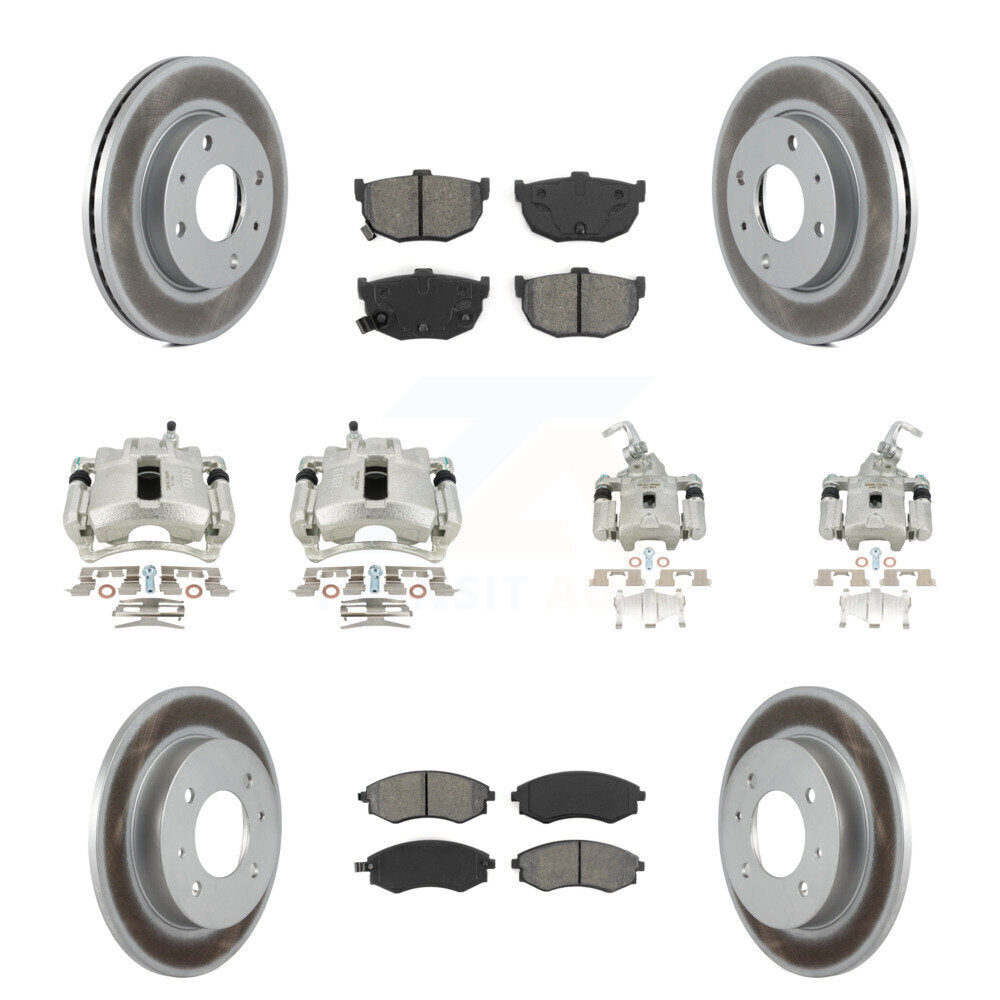 Transit Auto KCG-100987S Disc Brake Kit for 2002 Hyundai Elantra - Front and Rear product image