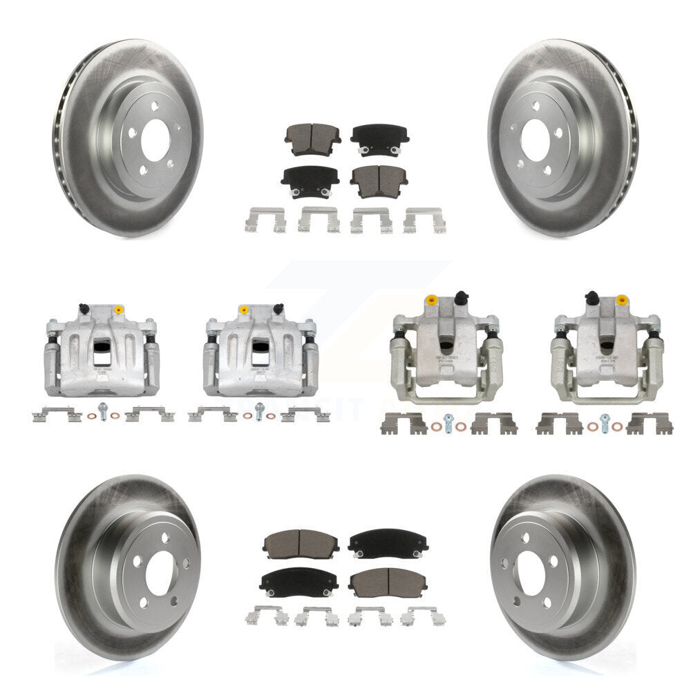 Transit Auto KCG-100988C Disc Brake Kit for 2015-2016 Dodge Charger - Front and Rear product image