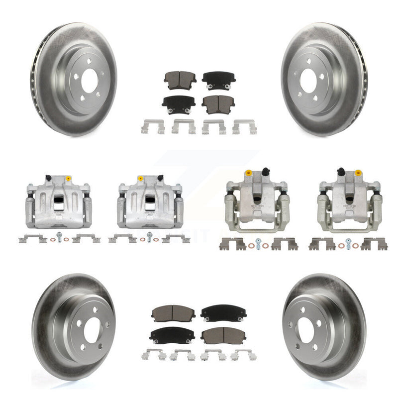 Transit Auto KCG-100988C Disc Brake Kit for 2015-2016 Dodge Charger - Front and Rear product image