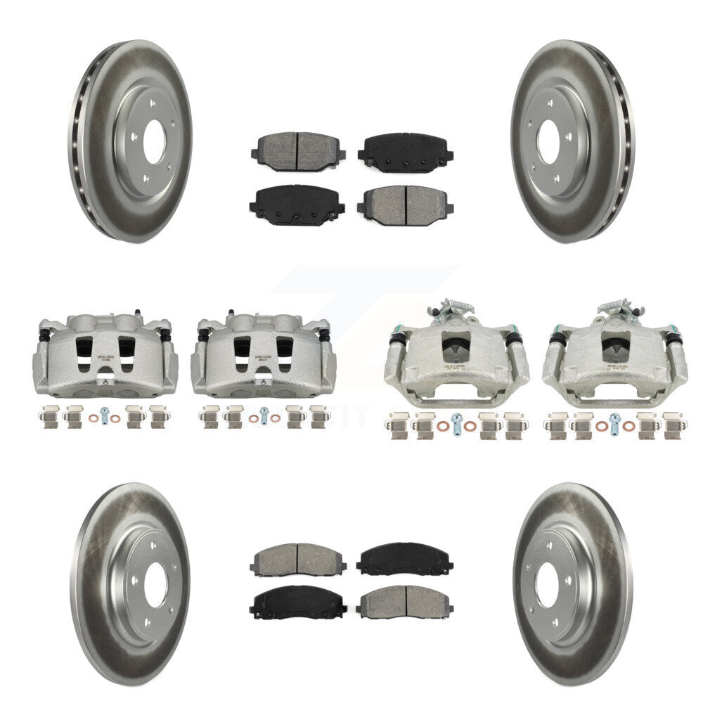 Transit Auto KCG-100988S Disc Brake Kit for 2019-2020 Dodge Grand Caravan - Front and Rear product image