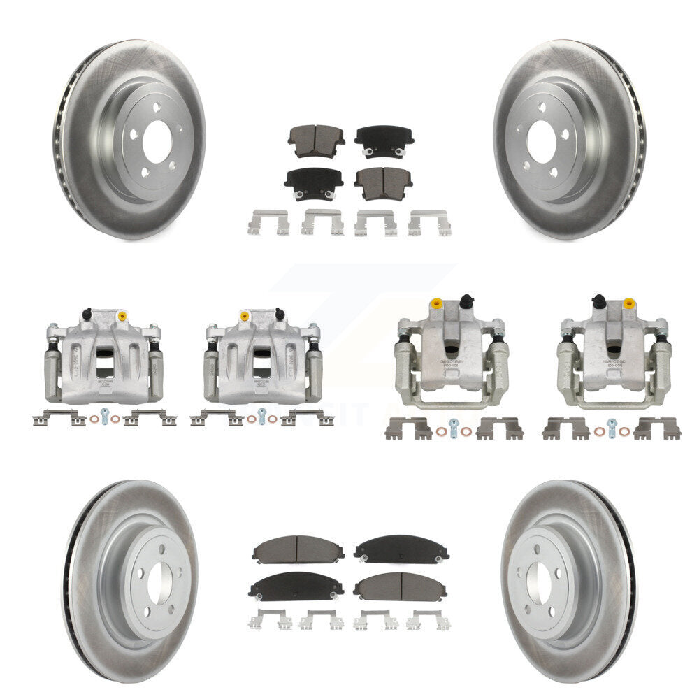 Transit Auto KCG-100990C Disc Brake Kit for 2011 Dodge Charger - Front and Rear product image