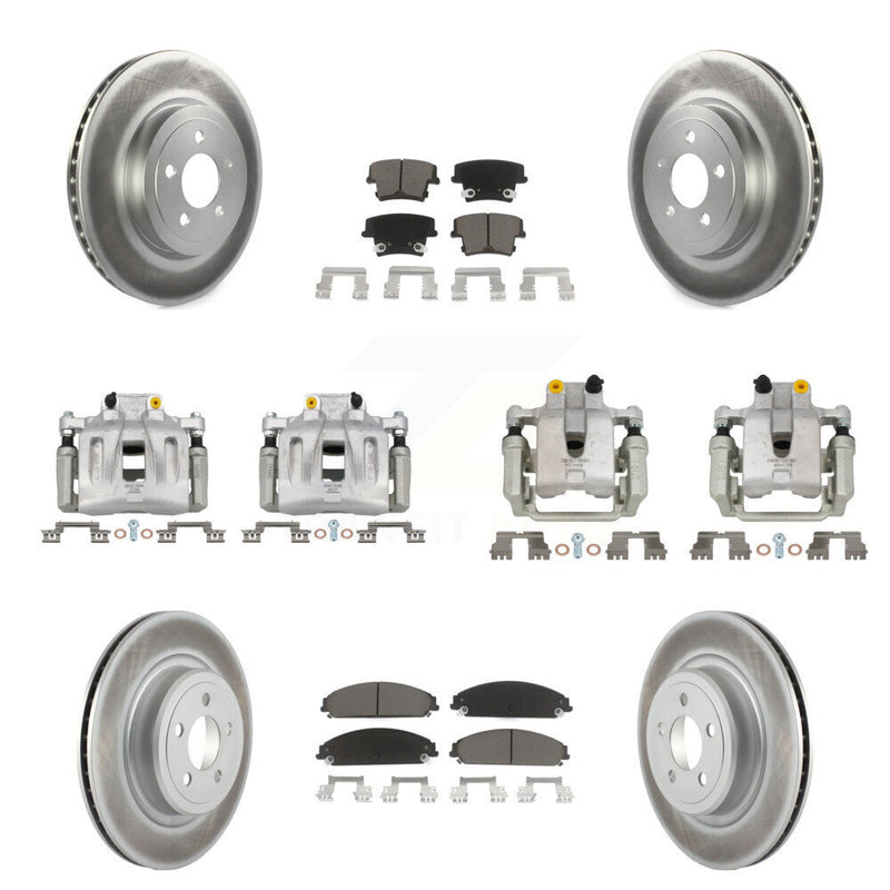 Transit Auto KCG-100990C Disc Brake Kit for 2011 Dodge Charger - Front and Rear product image