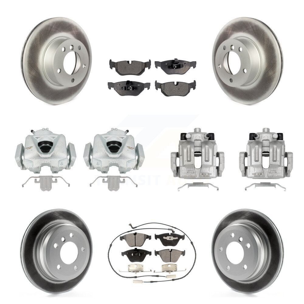 Transit Auto KCG-100990P Disc Brake Kit for 2008-2015 BMW X1, BMW 328i, BMW 328i xDrive & more - Front and Rear product image