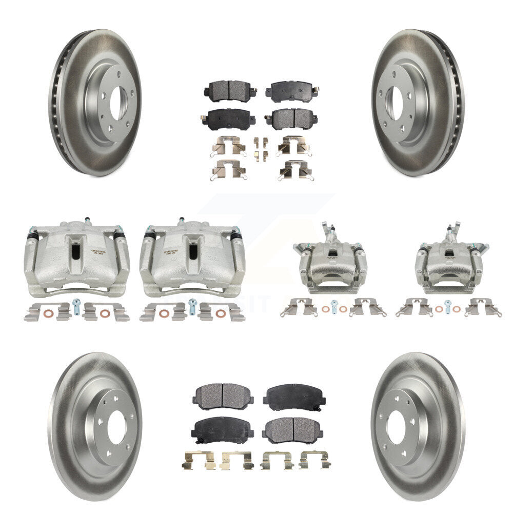 Transit Auto KCG-100990T Disc Brake Kit for 2013-2015 Mazda CX-5 - Front and Rear product image