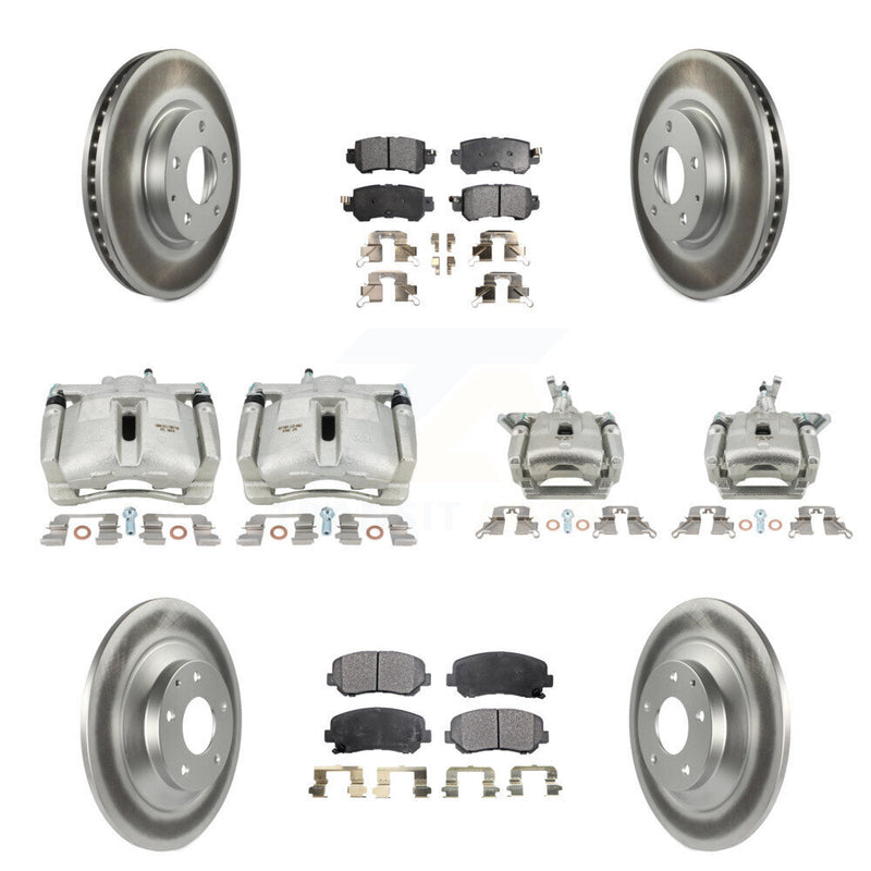 Transit Auto KCG-100990T Disc Brake Kit for 2013-2015 Mazda CX-5 - Front and Rear product image