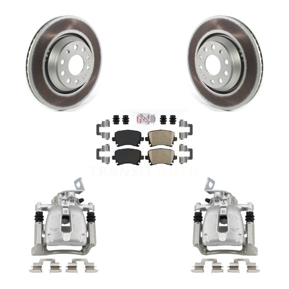 Transit Auto KCG-100993N Disc Brake Kit for 2009 Volkswagen CC, Volkswagen Passat, Volkswagen Passat CC - Rear product image
